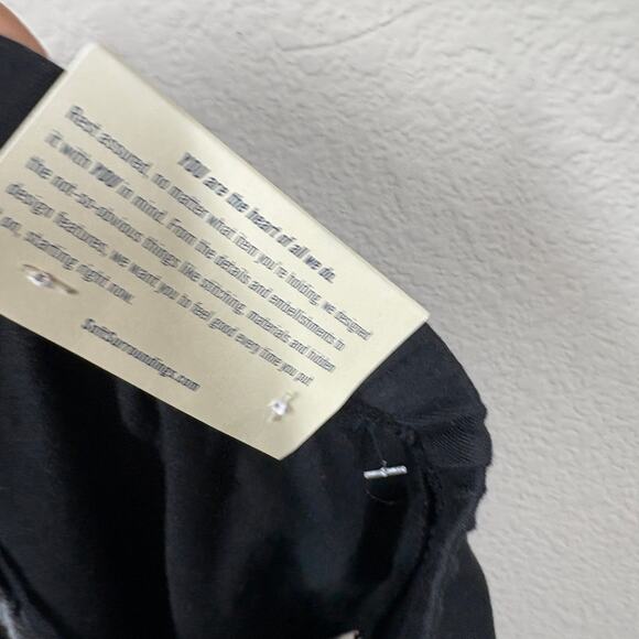 Soft Surroundings Womens Petite XS Button Ankle Leggings Pants Black - Picture 7 of 8